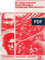 El Marxismo, Mariátegui y El Movimiento Femenino