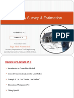 Quantity Survey & Estimation: Engr. Shad Muhammad