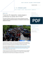 Caravana de Migrantes - ¿Más Riesgos y Problemas en Medio Del COVID - Las Noticias y Análisis Más Importantes en América Latina - DW - 06.10.2020