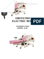 Manual Camilla Obstetrica Electrica B-48-Ingles