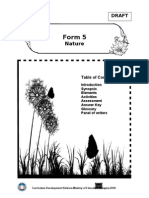 Form 5 - Nature