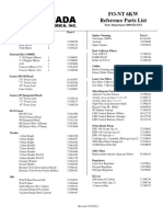 Fo-Nt 6Kw Reference Parts List: HS-98 Sensor