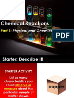 Understand Chemical Reactions with Equations