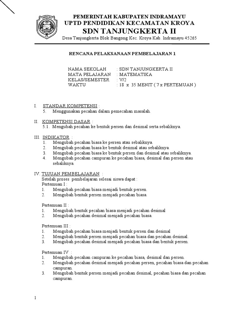 Matematika Kelas 4 Semester 2 Pecahan