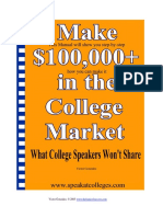 Speak at Colleges FREE Manual