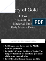 History of Gold - Part 1