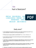 Virtute Et Fide: What Is Stoicism?
