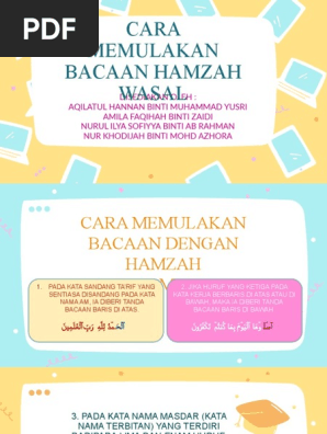 Cara Memulakan Bacaan Hamzah Wasal Pdf