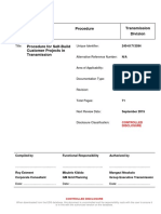 Procedure Transmission Division: Controlled Disclosure