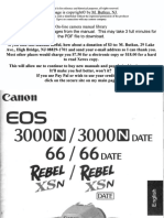 Canon Eos 3000n Rebel XSN