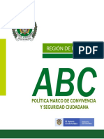 ABC POLÍTICA MARCO DE  CONVIVENCIA Y SEGURIDAD CIUDADANA