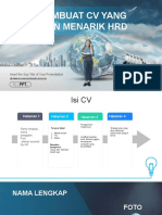Cara Membuat CV Yang Tepat Dan Menarik HRD: Insert The Sub Title of Your Presentation