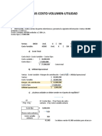 Costo - Volumen - Utilidad