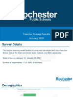 Teacher Survey January 2021