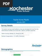 Teacher Survey January 2021