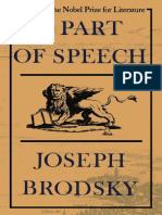 Brodsky, Joseph - A Part of Speech (FSG, 1980)
