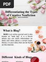 Understanding Literary Journalism | PDF | Creative Nonfiction | Mass Media