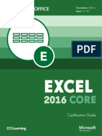 Excel 2016 Core Certification Guide