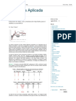 Economía Aplicada - Estructura de Datos, Una Consideración Importante para El Análisis Econométrico