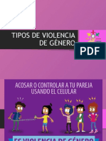 Tipos de Violencia de Género