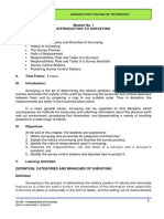 Fundamentals of Surveying - Module 1