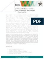 Catedra Virtual Pensamiento Empresarial ModuloI Mentalidad Empresarial