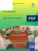 Kelas 08 SMP Pendidikan Agama Islam Dan Budi Pekerti Siswa 2017