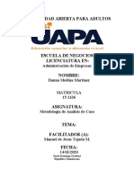 Tarea 1 DMM 15-1336 METODOLOGIA