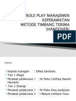 Role Play Manajemen Keperawatan