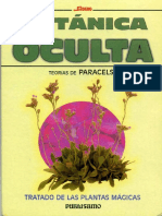 Botanica Oculta Teorias de Paracelso