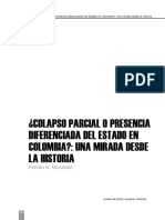 3.3 González (2003) - Colapso Parcial o Presencia Diferenciada Del Estado