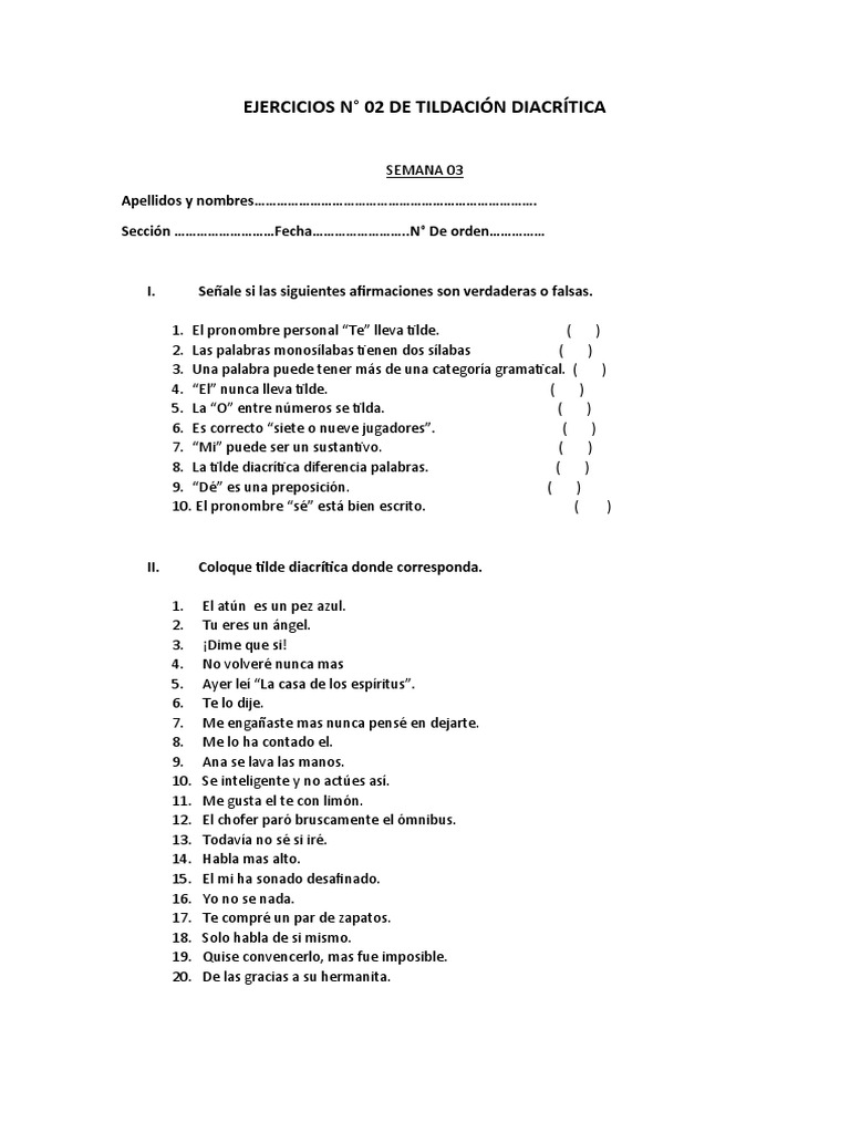Ejercicios #3 y 4 | PDF | Voz humana | Gramática