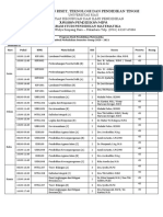 Jadwal Genap 2020-2021