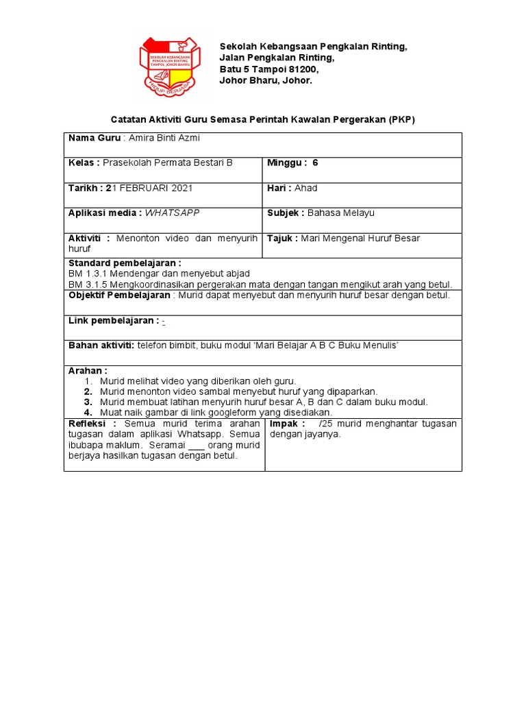 Rph Minggu 6 Pdf