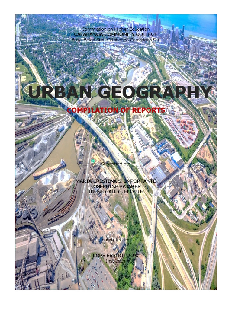 Urban Geography Project | PDF | Urban Area | Employment