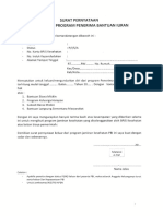 Form Surat Pernyataan Keluar Dari Program Penerima Bantuan Iuran
