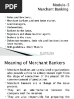 Module-5 Merchant Banking: 1 Prof. Sainath, Ph.D. Dept of Management Studies, NHCE