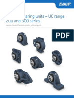 SKF Ball Bearing Units - UC Range 200 and 300 Series