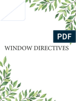 Window Directives
