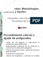 Poligonales - Metodologias - Calculos - Ajustes