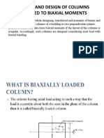 Analysis and Design of Columns Subjected To Biaxial Moments