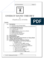 Energy and Band Theory