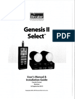 Genesis II .Seled™: User's Manual Installation Guide