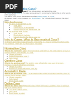 What Is The Dative Case?