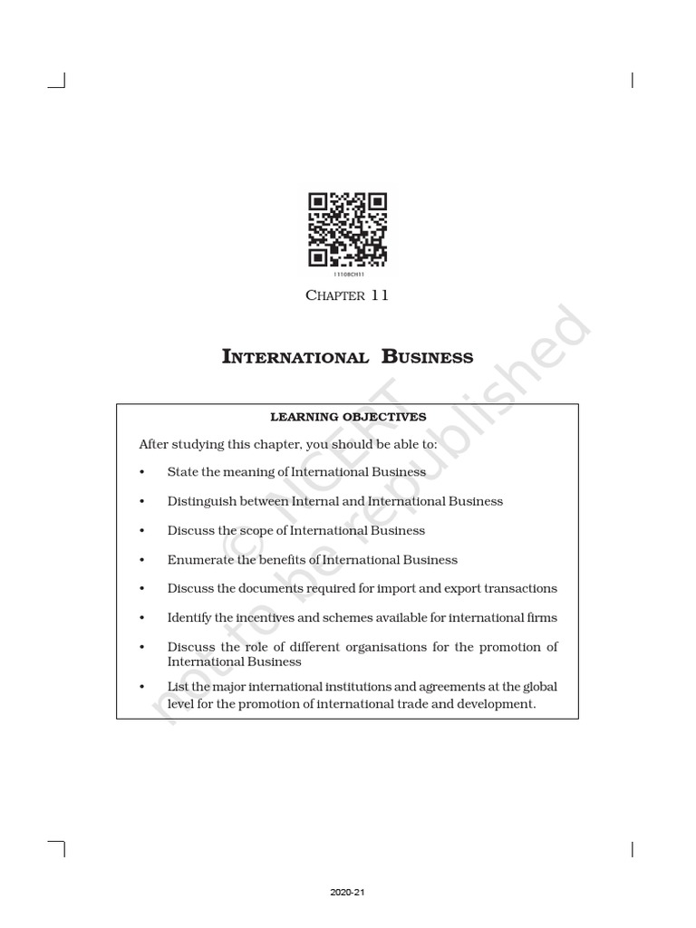 International Business Notes | PDF | License | Exports