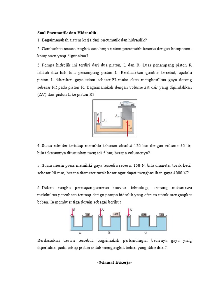 Soal Pneumatik Dan Hidraulik Pdf
