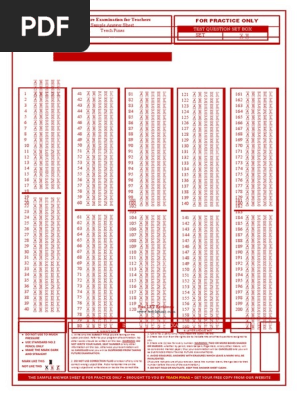 LET Answer Sheet V1.0 Www.teachpinas.com