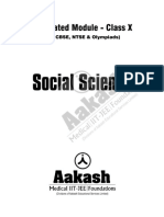 Aakash Social Studies Module Class 10