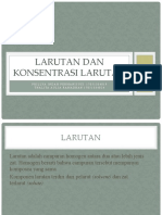 Larutan Dan Konsentrasi Larutan