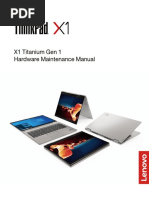 X1 Titanium Gen 1 Hardware Maintenance Manual